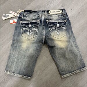 Rock Revival woman’s Blue Denim Shorts
